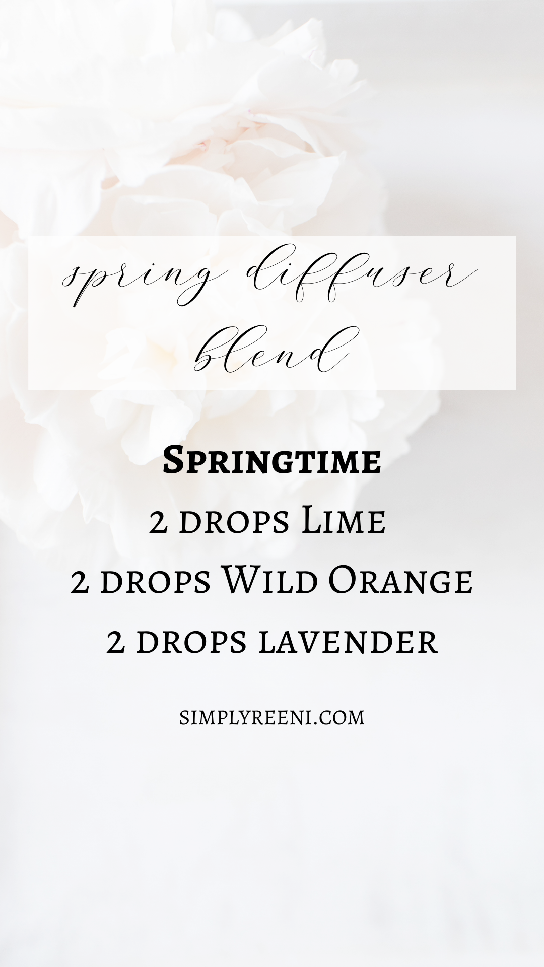 Essential Oil Spring Diffuser Recipes You Can't Live Without - Simply Reeni