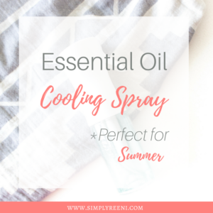 Essential oil cooling spray for summer