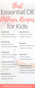 best essential oil diffuser recipes for kids recipes pin