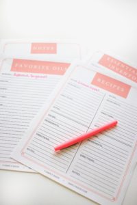 Essential Oil Recipe Print Pack