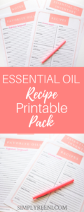 Essential Oil Recipe Printable Pack-2