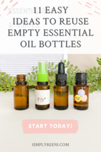 11 Easy Ideas to Reuse Empty Essential Oil Bottles