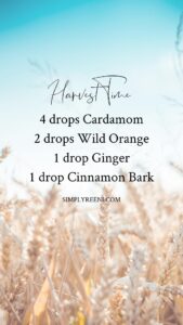 doTERRA Fall Diffuser Recipes